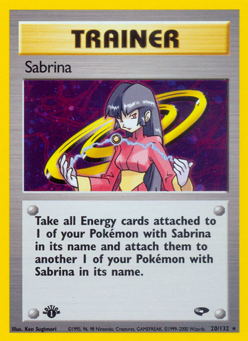 Sabrina (20/132) [Gym Challenge 1st Edition] - The Mythic Store | 24h Order Processing
