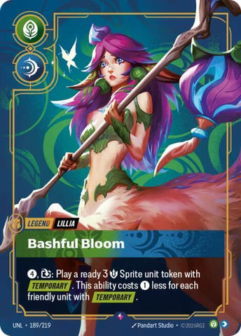 Lillia - Bashful Bloom (189/219) [Unleashed] - The Mythic Store | 24h Order Processing