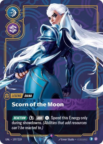 Diana - Scorn of the Moon (197/219) [Unleashed] - The Mythic Store | 24h Order Processing
