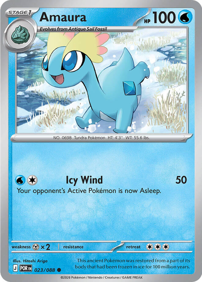 Amaura (023/088) [Mega Evolution: Perfect Order] - The Mythic Store | 24h Order Processing