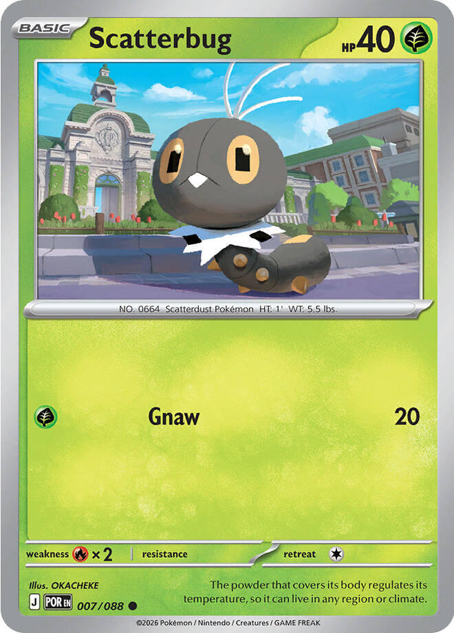 Scatterbug (007/088) [Mega Evolution: Perfect Order] - The Mythic Store | 24h Order Processing