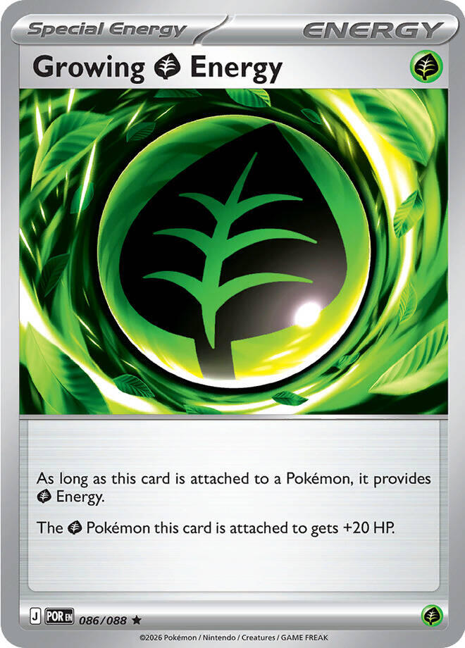 Growing Grass Energy (086/088) [Mega Evolution: Perfect Order] - The Mythic Store | 24h Order Processing