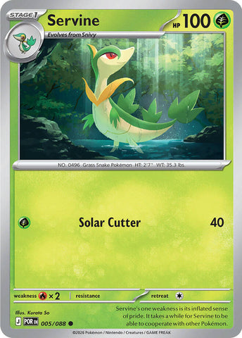 Servine (005/088) [Mega Evolution: Perfect Order] - The Mythic Store | 24h Order Processing