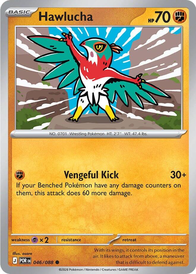 Hawlucha (046/088) [Mega Evolution: Perfect Order] - The Mythic Store | 24h Order Processing
