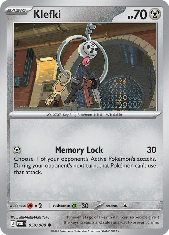 Klefki (059/088) [Mega Evolution: Perfect Order] - The Mythic Store | 24h Order Processing