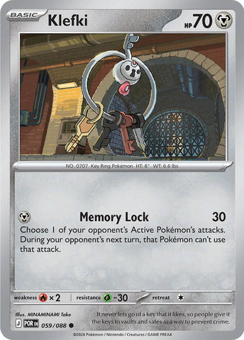 Klefki (059/088) [Mega Evolution: Perfect Order] - The Mythic Store | 24h Order Processing