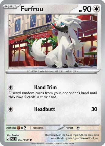 Furfrou (067/088) [Mega Evolution: Perfect Order] - The Mythic Store | 24h Order Processing