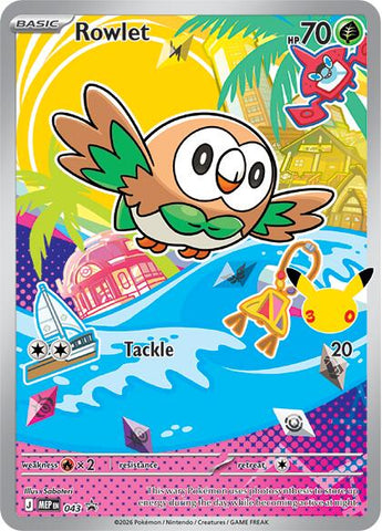 Rowlet (043) [Mega Evolution Promo] - The Mythic Store | 24h Order Processing
