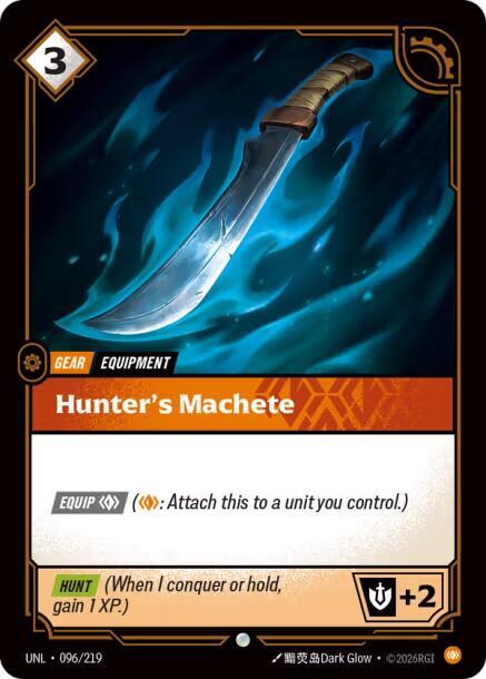 Hunter's Machete (096/219) [Unleashed] - The Mythic Store | 24h Order Processing