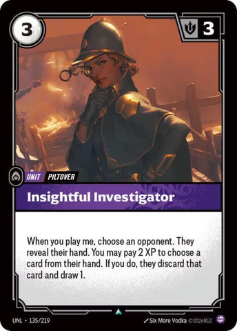 Insightful Investigator (135/219) [Unleashed] - The Mythic Store | 24h Order Processing