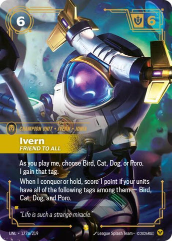 Ivern - Friend to All (Alternate Art) (177a/219) [Unleashed] - The Mythic Store | 24h Order Processing