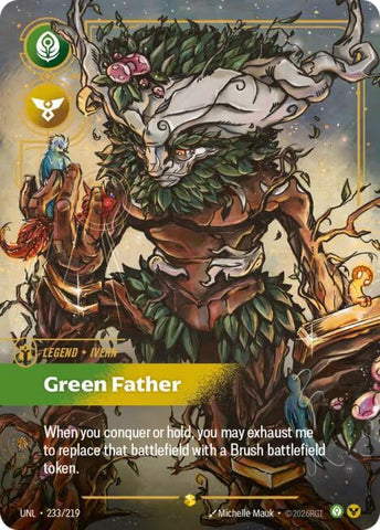 Ivern - Green Father (Overnumbered) (233/219) [Unleashed] - The Mythic Store | 24h Order Processing