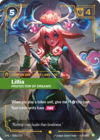 Lillia - Protector of Dreams (Alternate Art) (058a/219) [Unleashed] - The Mythic Store | 24h Order Processing