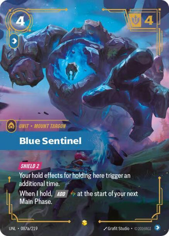 Blue Sentinel (Alternate Art) (087a/219) [Unleashed] - The Mythic Store | 24h Order Processing