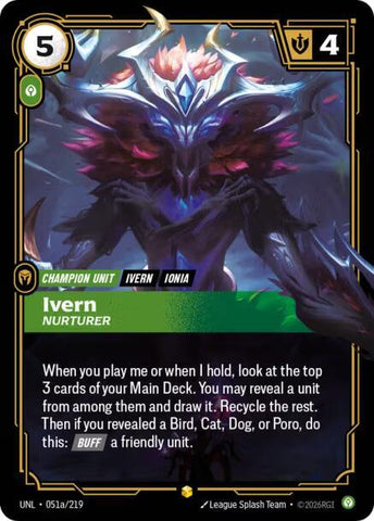 Ivern - Nurturer (Alternate Art) (051a/219) [Unleashed] - The Mythic Store | 24h Order Processing