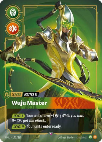 Master Yi - Wuju Master (191/219) [Unleashed] - The Mythic Store | 24h Order Processing