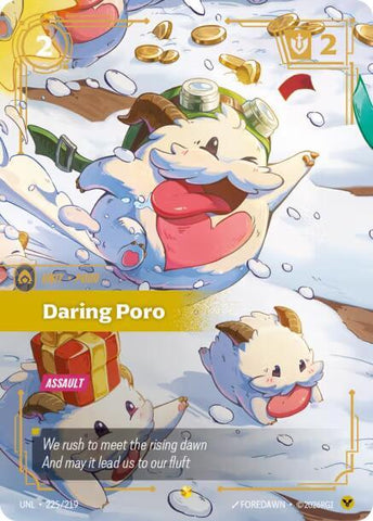 Daring Poro (Overnumbered) (225/219) [Unleashed] - The Mythic Store | 24h Order Processing