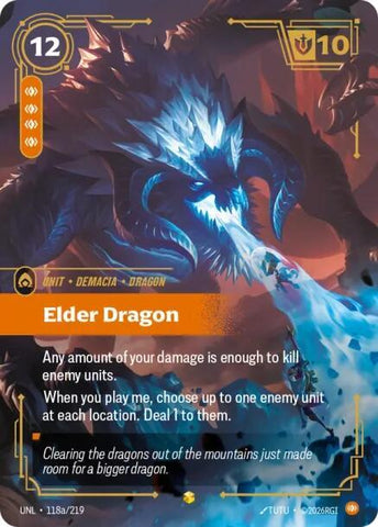 Elder Dragon (Alternate Art) (118a/219) [Unleashed] - The Mythic Store | 24h Order Processing