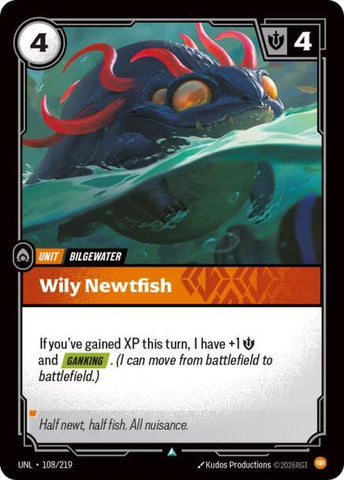 Wily Newtfish (108/219) [Unleashed] - The Mythic Store | 24h Order Processing