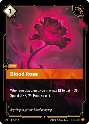 Blood Rose (109/219) [Unleashed] - The Mythic Store | 24h Order Processing