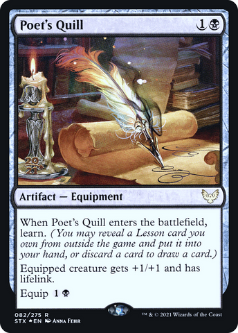 Poet's Quill [Strixhaven: School of Mages Prerelease Promos] - The Mythic Store | 24h Order Processing