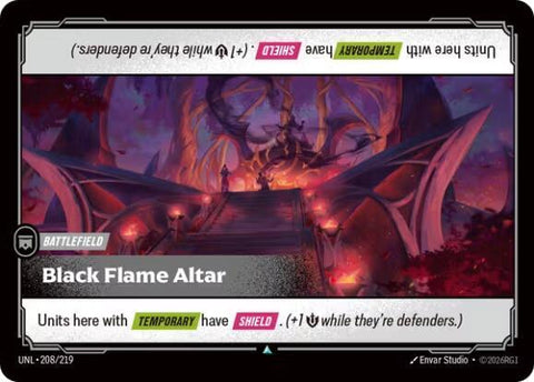 Black Flame Altar (208/219) [Unleashed] - The Mythic Store | 24h Order Processing