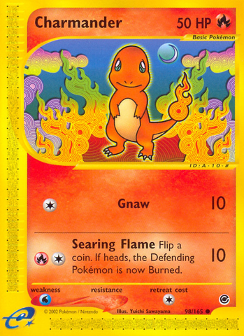 Charmander (98/165) [Expedition: Base Set] - The Mythic Store | 24h Order Processing