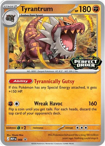 Tyrantrum (066) [Staff] [Mega Evolution Promo] - The Mythic Store | 24h Order Processing