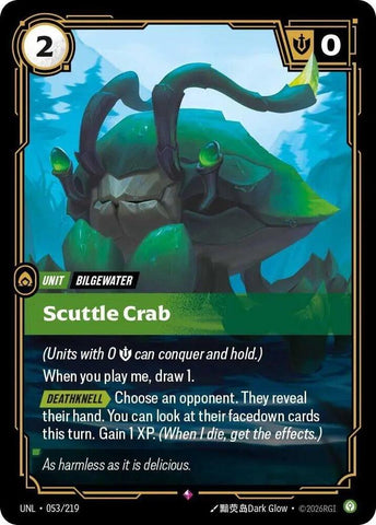 Scuttle Crab (053/219) [Unleashed] - The Mythic Store | 24h Order Processing