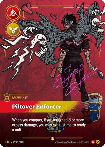 Vi - Piltover Enforcer (Signature) (229*/219) [Unleashed] - The Mythic Store | 24h Order Processing
