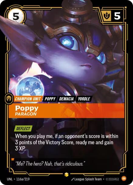 Poppy - Paragon (Alternate Art) (116a/219) [Unleashed] - The Mythic Store | 24h Order Processing