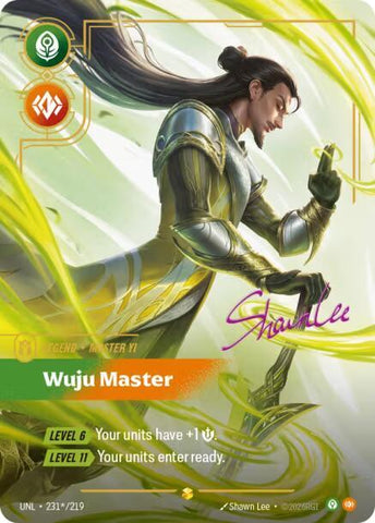 Master Yi - Wuju Master (Signature) (231*/219) [Unleashed] - The Mythic Store | 24h Order Processing