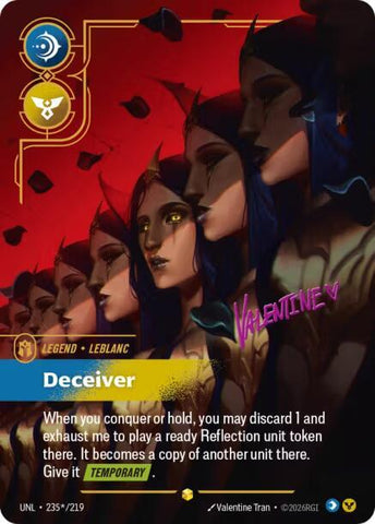 LeBlanc - Deceiver (Signature) (235*/219) [Unleashed] - The Mythic Store | 24h Order Processing