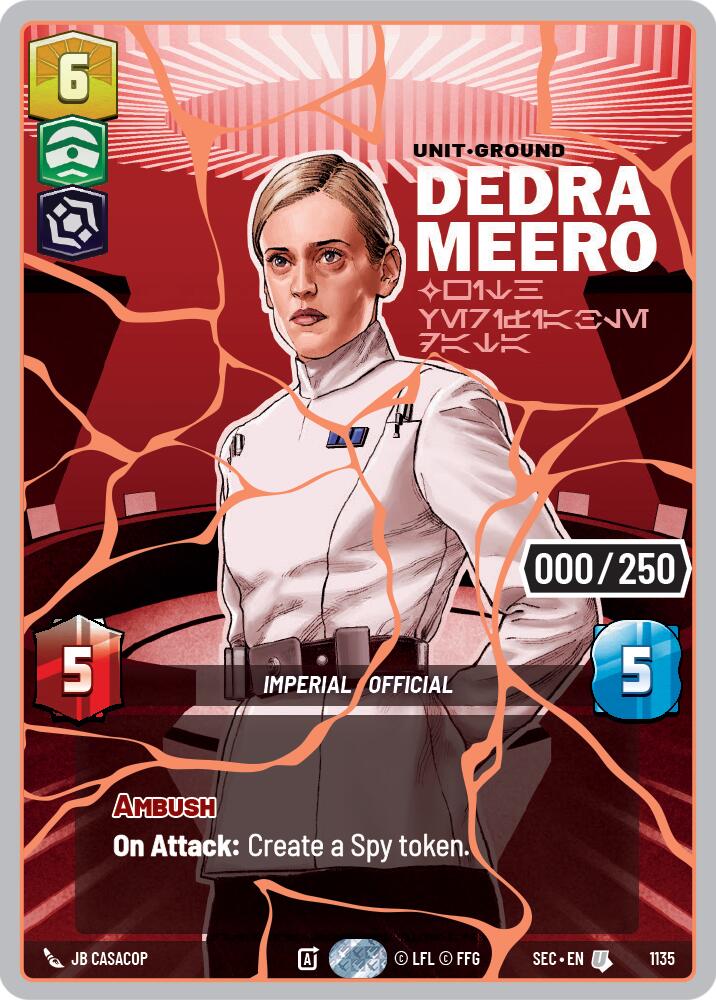 Dedra Meero - With Verifiable Data (1135) (Serialized) (Rose Gold) (1135) [Secrets of Power] - The Mythic Store | 24h Order Processing