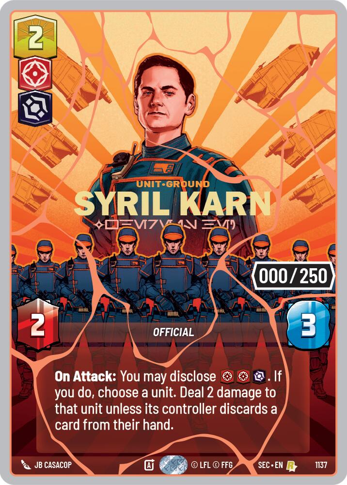 Syril Karn - Where Is He? (1137) (Serialized) (Rose Gold) (1137) [Secrets of Power] - The Mythic Store | 24h Order Processing