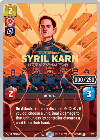 Syril Karn - Where Is He? (1137) (Serialized) (Rose Gold) (1137) [Secrets of Power] - The Mythic Store | 24h Order Processing