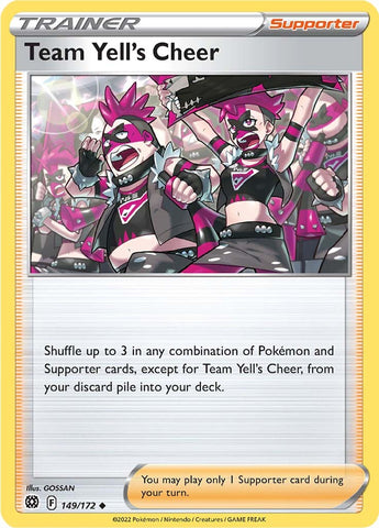 Team Yell's Cheer (149/172) [Sword & Shield: Brilliant Stars] - The Mythic Store | 24h Order Processing
