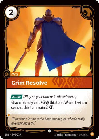Grim Resolve (095/219) [Unleashed] - The Mythic Store | 24h Order Processing