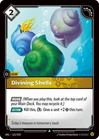 Divining Shells (161/219) [Unleashed] - The Mythic Store | 24h Order Processing