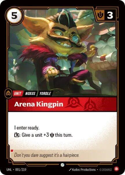Arena Kingpin (001/219) [Unleashed] - The Mythic Store | 24h Order Processing