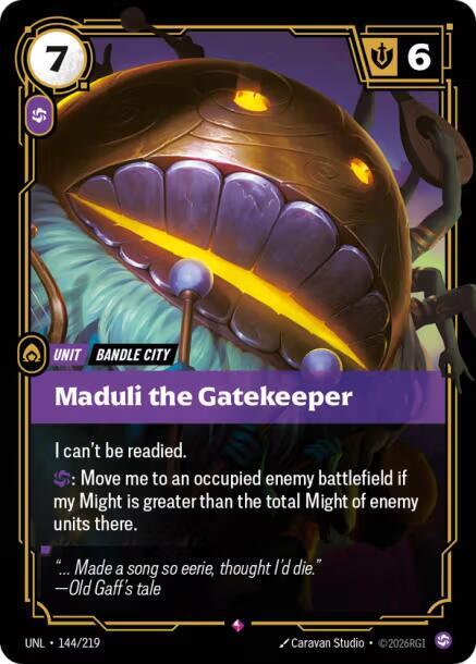 Maduli the Gatekeeper (144/219) [Unleashed] - The Mythic Store | 24h Order Processing