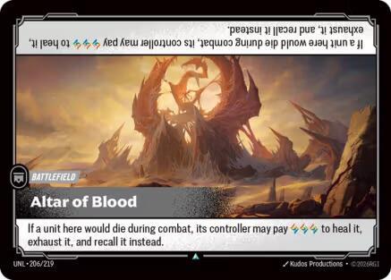 Altar of Blood (206/219) [Unleashed] - The Mythic Store | 24h Order Processing