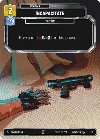 Incapacitate (12) (12) [A Lawless Time: Weekly Play] - The Mythic Store | 24h Order Processing