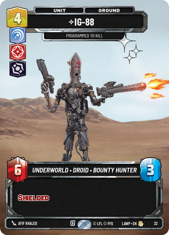 IG-88 - Programmed to Kill (22) (Foil) (22) [A Lawless Time: Weekly Play] - The Mythic Store | 24h Order Processing