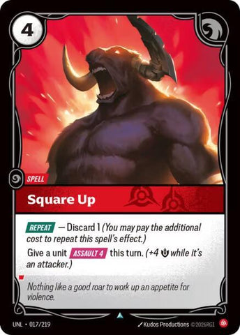 Square Up (017/219) [Unleashed] - The Mythic Store | 24h Order Processing