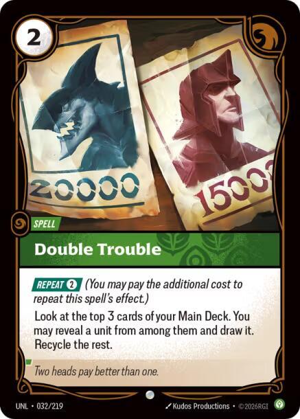 Double Trouble (032/219) [Unleashed] - The Mythic Store | 24h Order Processing