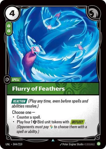 Flurry of Feathers (044/219) [Unleashed] - The Mythic Store | 24h Order Processing