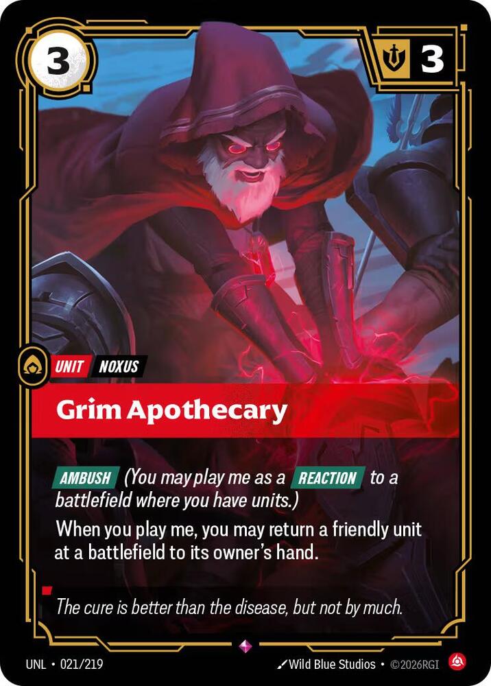 Grim Apothecary (021/219) [Unleashed] - The Mythic Store | 24h Order Processing