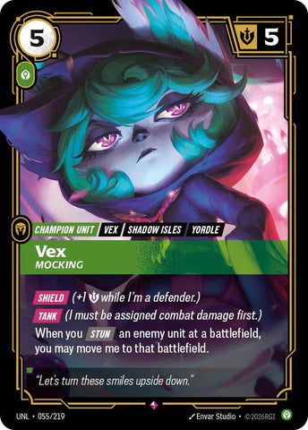 Vex - Mocking (055/219) [Unleashed] - The Mythic Store | 24h Order Processing