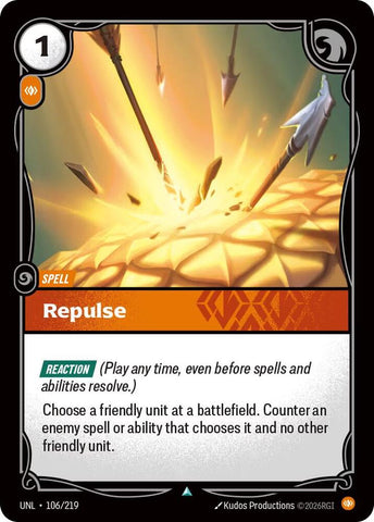 Repulse (106/219) [Unleashed] - The Mythic Store | 24h Order Processing